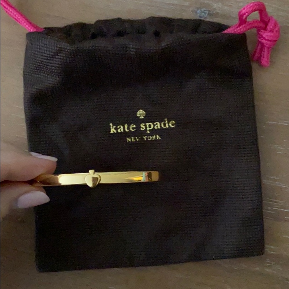 Kate Spade Gold Bracelet with Spade detail